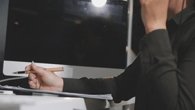 Happy woman, face and headphones in call center for customer service, telemarketing or support at office. Female person, consultant or agent smile with headset for online advice or help at workplace - Powered by Shutterstock - Get 15% off with code: PIKWIZARD15