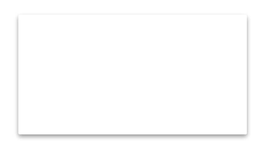 Minimalist white rectangle text box animation with raised bevel effect and shadow rotating around edges on white background. 4K animated for text template, title, presentations, and motion graphics.
