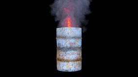 3D rendering of the oil drum stove - Powered by Shutterstock - Get 15% off with code: PIKWIZARD15