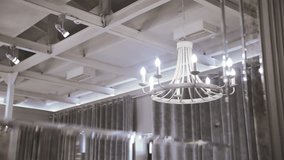 Decorative ceiling with chandeliers and mirrored walls - Powered by Shutterstock - Get 15% off with code: PIKWIZARD15