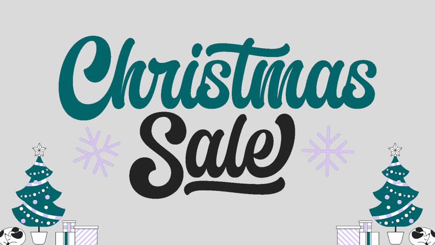 Christmas Deal Animated Video, Christmas Sale offer advertising Clip, big deal big Christmas Offer, Holiday offer Sale video Animated