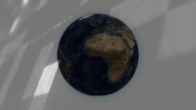 Starting 3D globe appearing, grid panels sliding, chart drawing, code fading visualizing trends. Technology, analytics, data visualization, digital, innovation, futurism, global network - Powered by Shutterstock - Get 15% off with code: PIKWIZARD15