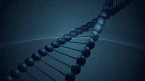 Light source emerging behind DNA helix lighting spheres as camera orbiting globe revealing terrain. Futuristic, cosmic, scientific, technology, innovation, abstract, space - Powered by Shutterstock - Get 15% off with code: PIKWIZARD15