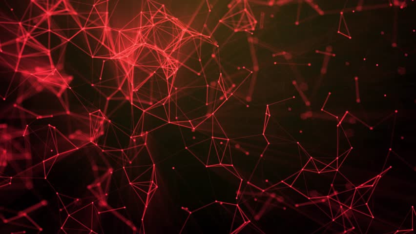 dark blue plexus lines and dots connection motion.Plexus background of blue glowing lines.Digital technology, network connection futuristic visualization