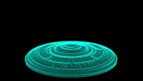 Futuristic Abstract Neon Holographic UFO Design Glowing in Darkness - Powered by Shutterstock - Get 15% off with code: PIKWIZARD15