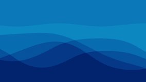 loopable blue waves undulating slow motion translucent overlapping wave shapes - Powered by Shutterstock - Get 15% off with code: PIKWIZARD15