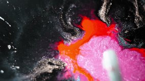 Colorful substances mix in a macro abstract art shot, vibrant and dynamic - Powered by Shutterstock - Get 15% off with code: PIKWIZARD15