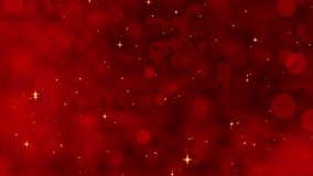 A Festive Journey Through Sparkling Lights and Colorful Bokeh Unveiling a Magical Christmas Tree Amidst a Vibrant Red Background, Perfect for Holiday Celebrations. 3D Illustration - Powered by Shutterstock - Get 15% off with code: PIKWIZARD15