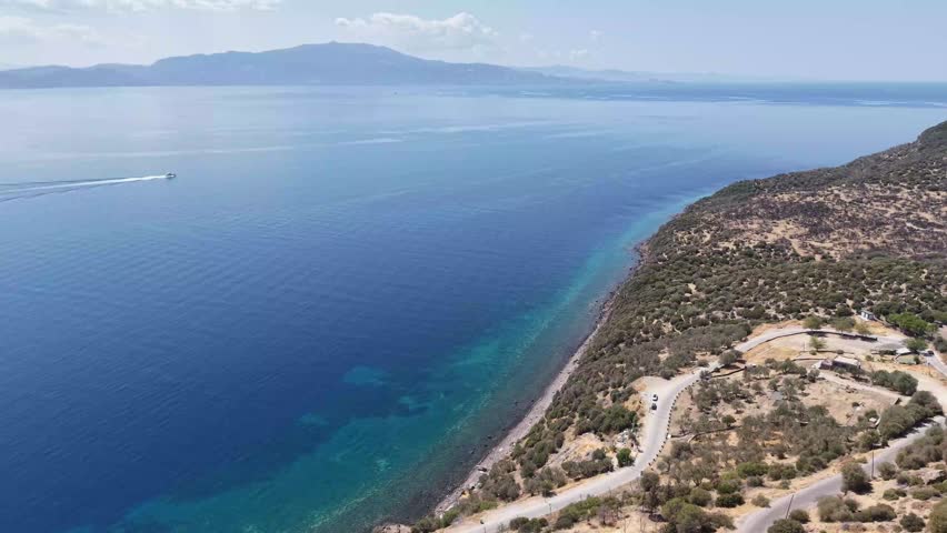Aerial view of beautiful landscape