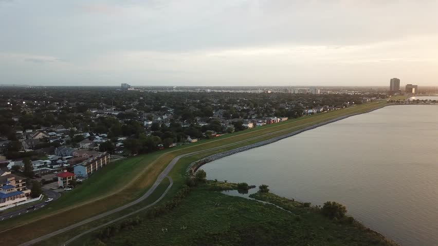 Lake Pontchartrain in New Orleans Louisiana