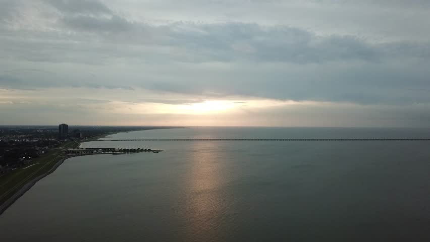 Lake Pontchartrain in New Orleans Louisiana