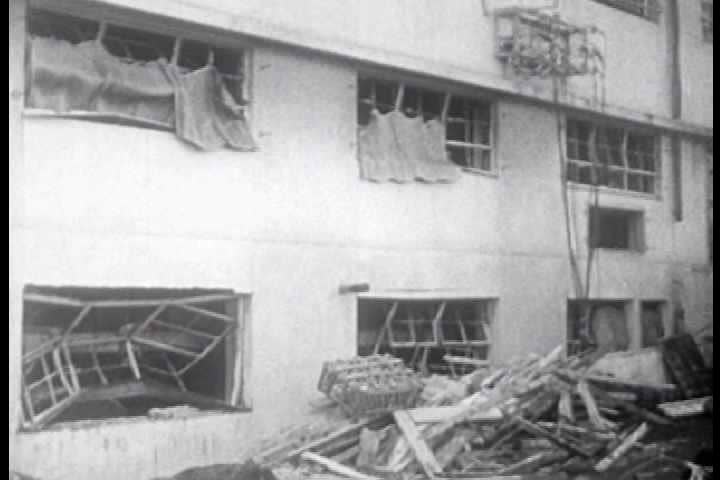 1940s - Terrifying footage of the aftermath of the bombing of the Japanese city of Hiroshima in World War Two.
