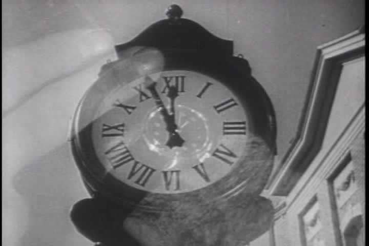 1950s - People fall onto the ground during a simulated nuclear attack in this training film from the US Government.
