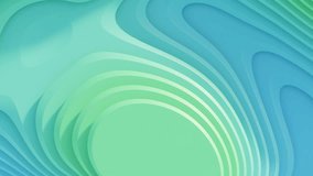 Abstract 3D gradient layers shifting smoothly from green to light-blue tones in seamless wave motion, futuristic animation perfect for modern branding, digital art, and conceptual visual projects - Powered by Shutterstock - Get 15% off with code: PIKWIZARD15