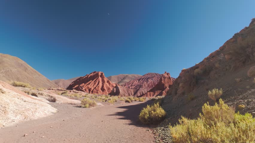 Walking in Moon Valley Chile