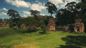 Cinematic stock video series from Cambodia featuring Angkor Wat, Bayon, Ta Prohm, Angkor Thom, and Suor Proat temples. Includes aerial drone shots, lifestyle tourists, tuk tuk transport, jungle roots - Powered by Shutterstock - Get 15% off with code: PIKWIZARD15