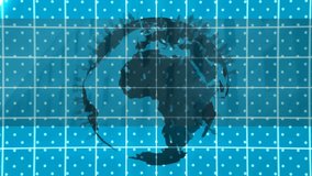 Startup 3D globe appearing inside moving ring with pulsing nodes, sweeping arcs visualizing data. Futuristic, technology, innovation, data visualization, digital interface, global network, circuit - Powered by Shutterstock - Get 15% off with code: PIKWIZARD15