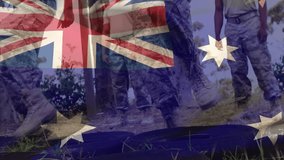 On translucent flag overlay appearing soldiers stepping through tires executing military drill. Military, teamwork, training, camouflage, tactical, discipline, outdoor - Powered by Shutterstock - Get 15% off with code: PIKWIZARD15