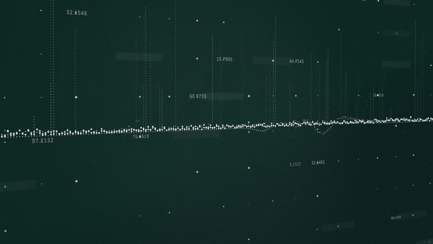 Opening cyber sequence showing skull emerging behind dots and data bars pulsing for threat alert. Cybersecurity, digital, futuristic, data, technology, warning, glitch - Powered by Shutterstock - Get 15% off with code: PIKWIZARD15