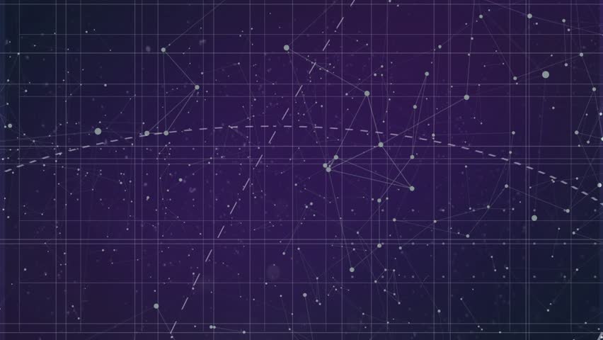 On purple grid loading, wireframe keyboard expanding, updating numeric panels for live analytics. Abstract, futuristic, digital, data-driven, technological, minimalist, high-tech - Powered by Shutterstock - Get 15% off with code: PIKWIZARD15