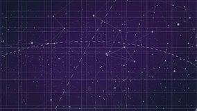 On purple grid loading, wireframe keyboard expanding, updating numeric panels for live analytics. Abstract, futuristic, digital, data-driven, technological, minimalist, high-tech - Powered by Shutterstock - Get 15% off with code: PIKWIZARD15