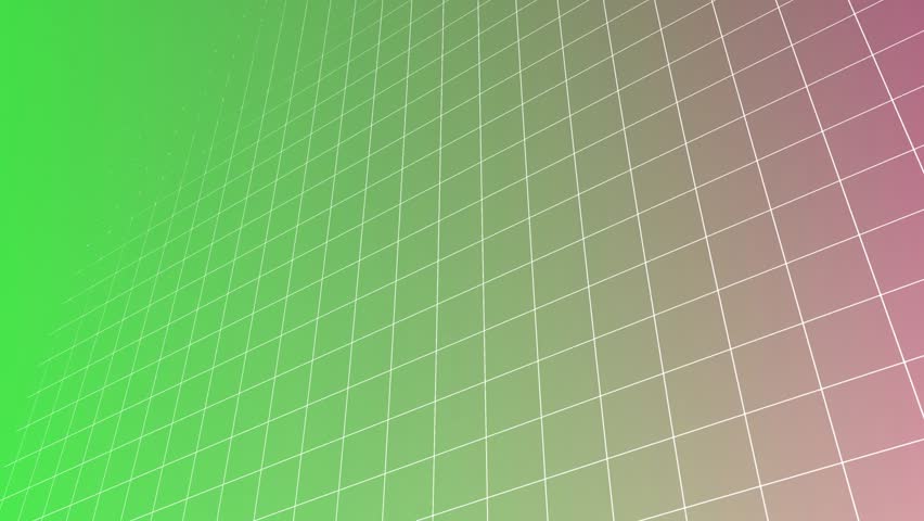 Green pink grid animating icons then glitch flickering and forming SYSTEM HACKED title with offset. Digital, futuristic, minimalist, technology, innovation, education, disruption