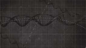 Grid opening DNA helix forming drawing sine curve inscribing pi sketching chemistry and axes. Molecular, scientific, educational, analytical, geometric, conceptual, research - Powered by Shutterstock - Get 15% off with code: PIKWIZARD15