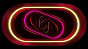 Pink and Yellow Strobe Spiral Ellipse Tunnel Background VJ Loop in 4K - Powered by Shutterstock - Get 15% off with code: PIKWIZARD15