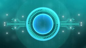 Teal Neon Circle with STRATEGY Text and Digital Circuitry Background strategy business - Powered by Shutterstock - Get 15% off with code: PIKWIZARD15