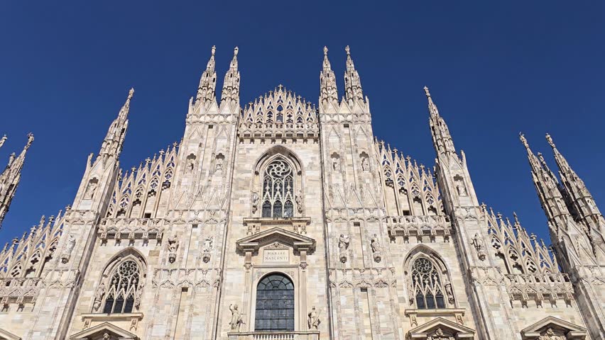 View of the Duomo in Milan, Italy