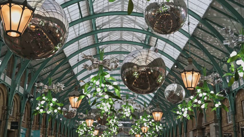 hristmas Decoration at a London Shopping Mall - United Kingdom