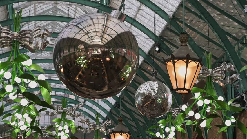 hristmas Decoration at a London Shopping Mall - United Kingdom