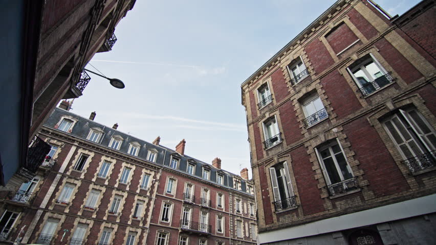 Stunning architecture of historic facades on the streets of Rouen France European cityscape and travel in tourist city Europe.