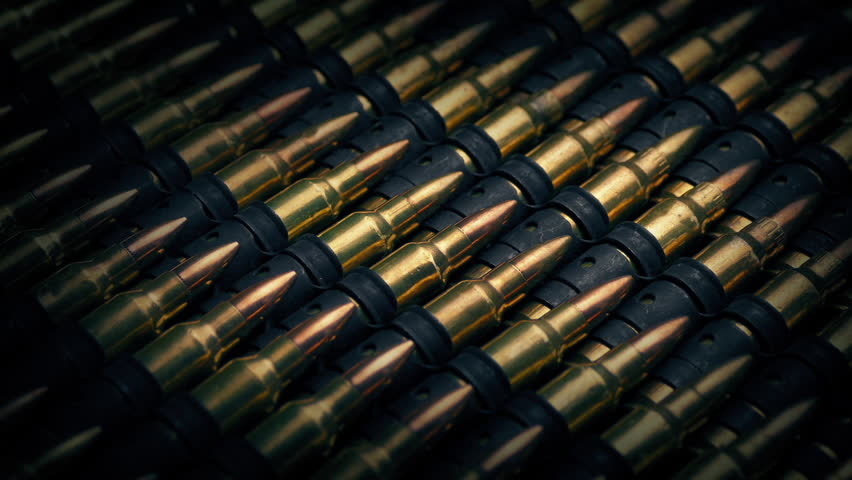 War Supplies Rows Of Ammunition