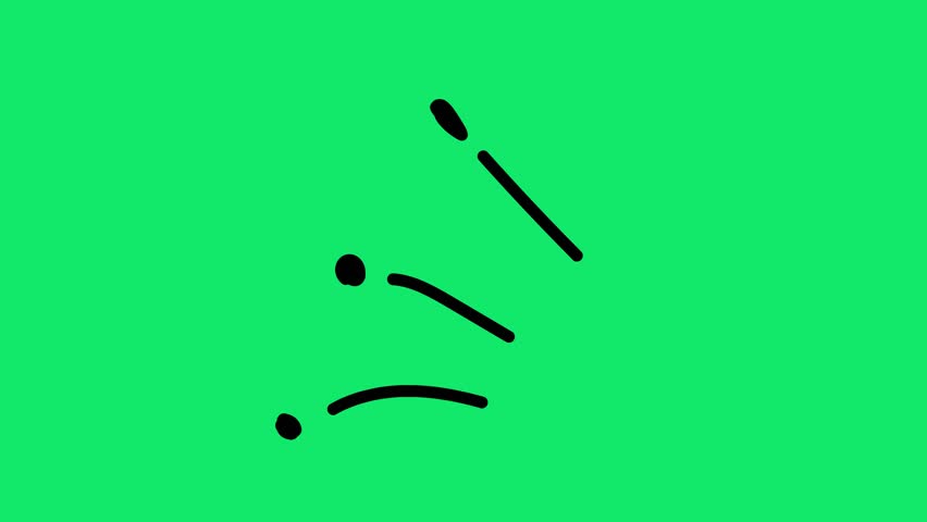 Doodles, Hand-Drawn Animated Shapes and Doodle Pack. Scribble Animation Bundle with Green Screen, video effects.