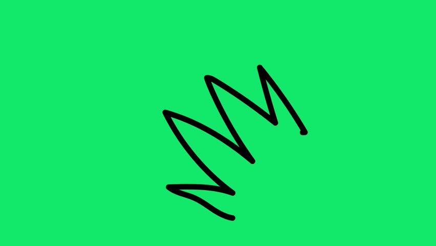 Doodles, Hand-Drawn Animated Shapes and Doodle Pack. Scribble Animation Bundle with Green Screen, video effects.