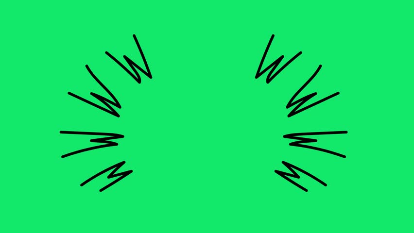 Doodles, Hand-Drawn Animated Shapes and Doodle Pack. Scribble Animation Bundle with Green Screen, video effects.