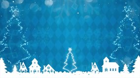 Minimal holiday background with a sparkling particle tree and soft snowfall on dark. Elegant looping canvas with ample empty space for text and branding. - Powered by Shutterstock - Get 15% off with code: PIKWIZARD15