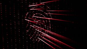 Holographic Red Fingerprint Scanner - Biometric Security, Digital Identity, Particle HUD Projection. 3D Illustration - Powered by Shutterstock - Get 15% off with code: PIKWIZARD15