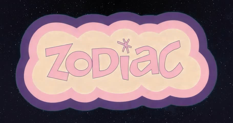 Clip opening showing ZODIAC logo filling stars forming nebula, logo scaling revealing cosmic mist. Space, cosmic, constellation, fantasy, universe, abstract, celestial