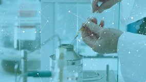 Senior scientist unscrewing jar and picking grains and overlaying digital charts analyzing samples. Research, innovation, precision, visualization, biotechnology, analytics, experimentation - Powered by Shutterstock - Get 15% off with code: PIKWIZARD15