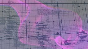 animated translucent pink fluid appearing on coordinate grid pulsing and drifting, revealing code. Abstract, technology, futuristic, motion, digital, innovation, science - Powered by Shutterstock - Get 15% off with code: PIKWIZARD15