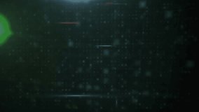 On start 3D grid receding, rings expanding, rotating and numeric labels updating showing data flow. Technology, futurism, data, analytics, innovation, digital, motion - Powered by Shutterstock - Get 15% off with code: PIKWIZARD15