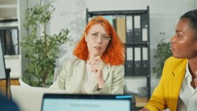 Diverse multiethnic fintech professionals collaborate in agile hackathon workshop, sharing adaptive business strategies through AI-powered big data analytics for exponential growth and convergent - Powered by Shutterstock - Get 15% off with code: PIKWIZARD15