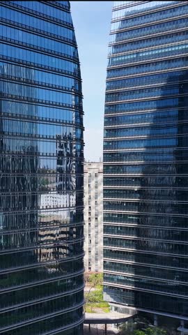 Corporate Offices At Sao Paulo In Brazil. Offices Towers Landscape. Downtown District Scenery. Highrise Buildings. Corporate Offices At Sao Paulo In Brazil. Financial District. Sao Paulo Brazil.