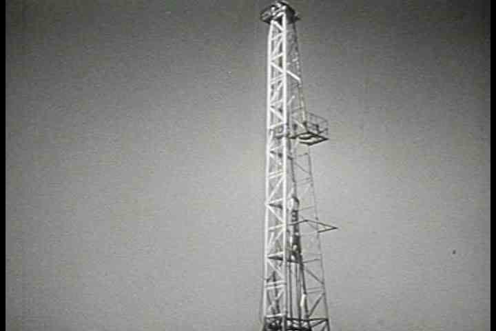 1950s - Oil and gas exploration in Texas in 1950. Royalty-Free Stock Footage #3909149