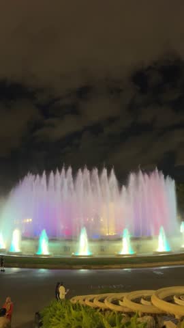 Magic fountain in Barcelona opened after 3 years on La Mercé festival 2025.
