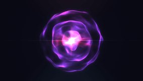 Glowing purple energy sphere with bright central starburst, radiating mystical futuristic light - Powered by Shutterstock - Get 15% off with code: PIKWIZARD15