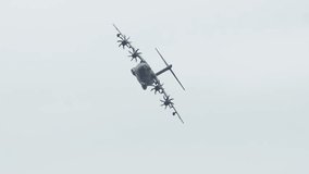 German Air Force Airbus A400M Atlas performs impressive maneuvers in flight - Powered by Shutterstock - Get 15% off with code: PIKWIZARD15