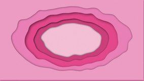 Waving layered paper cut animation background in pink and purple tones with abstract frame design - Powered by Shutterstock - Get 15% off with code: PIKWIZARD15